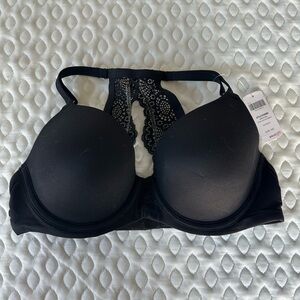 NWT - Soma EMBRACEABLE FC GEO LACE RACERBACK BLACK/BLACK